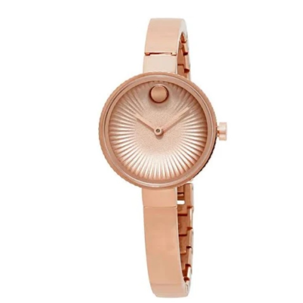 Ladies Movado Bold Rose Gold Edge Watch
